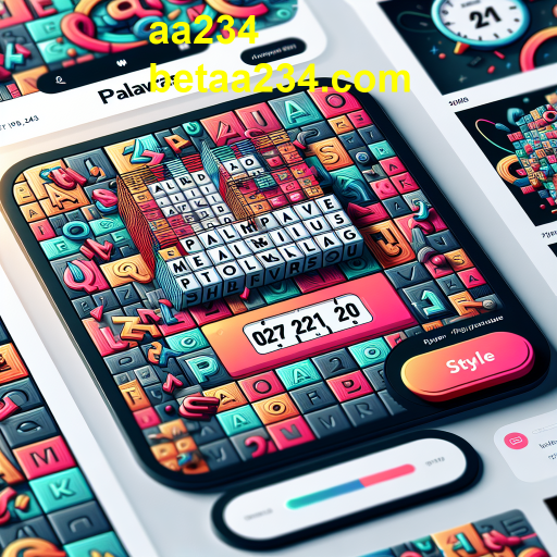 Desbravando o Jogo 'Palavras' no aa234: Diversão e Aprendizado em Cada Desafio